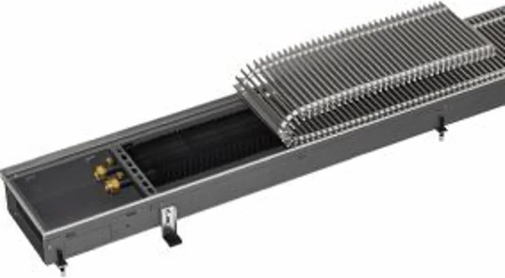KM Bodenkanalheizung NK 137 Roll-Rost Alu natur eloxiert 137x92x1200