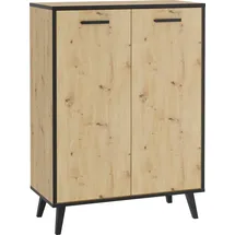 FMD Plau Mehrzweckschrank 68,5 x 93,5 x 33 cm Beige