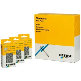 Gesipa Blindniete (Ø x L) 4 mm x 10 mm Aluminium/Edelstahl 100 Stück