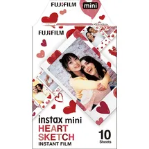 Fujifilm Instax Mini Film 10 St. heart sketch