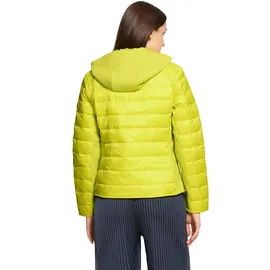 Cartoon Steppjacke mit abnehmbarer Kapuze in neon Yellow | 40 EU