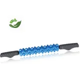 FLY FLU Foam Roller, Muskel-Massagestab Muskelroller-Massagestab Für Sportler, 20-Zoll-Körpermassagegerät Schmerzen, Krämpfe Schmerzen Und Enge Linderung Hilft Beine Und Rücken Recovery Tools,Blue