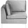 Beliani Eckmodul Evja 0 x 0 cm Grau