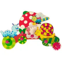 Hess Spielzeug Hess Holzspielzeug Garderobe "Pilz" in Bunt | Gr.: onesize