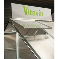 Vitavia Dachfenster für Gewächshaus "Comet" ohne Glas aluminium eloxiert,