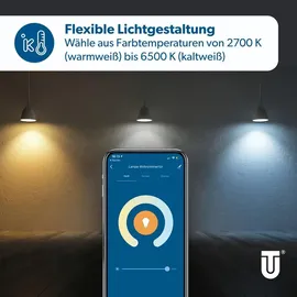 Unitec LED-Lampe 60W E27 dimmbar warmweiß