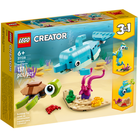 LEGO Creator 3 in 1 Delfin und Schildkröte 31128