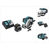 Makita DSS 611 RG Akku Handkreissäge 18 V 165 mm + 2x Akku 6,0 Ah + Ladegerät