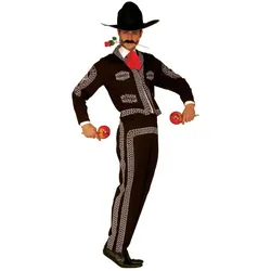 Mexikanischer Mariachi Musiker Herren Kostüm