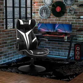 Vinsetto Gaming Stuhl Schwarz/Weiß PC