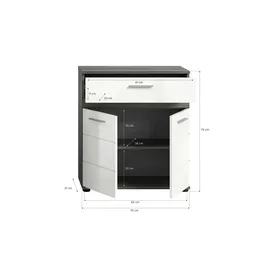 xonox.home gmbh Blake 3-tlg. Weiß