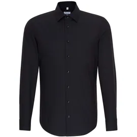 Seidensticker Herren Hemd schwarz 40