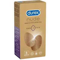 DUREX NUDE – 8 Kondome für Herren – ultradünn – Gefühl Haut gegen Haut