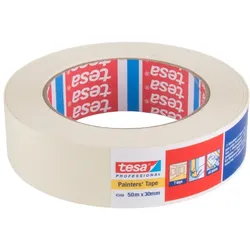 12 x Tesakrepp (30 mm x 50 m) Malerkrepp Malerband Kleberolle Tesa reißfest Abdeckband BB-Verpackungen
