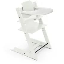 Stokke Set Tripp Trapp® Weiß mit Baby Set2 mit Tablett, Weiß