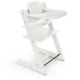 Stokke Set Tripp Trapp® Weiß mit Baby Set2 mit Tablett, Weiß
