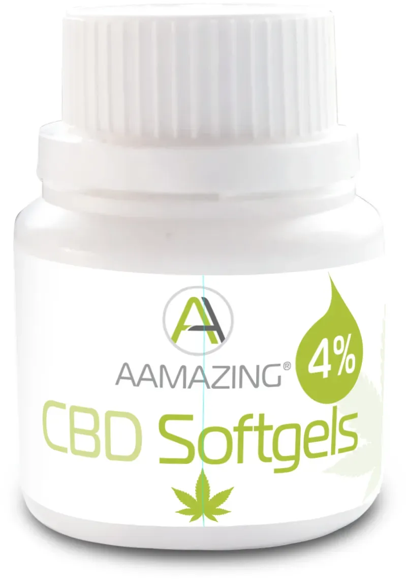 Aamazing CBD Softgels 4%, 60 Kapseln