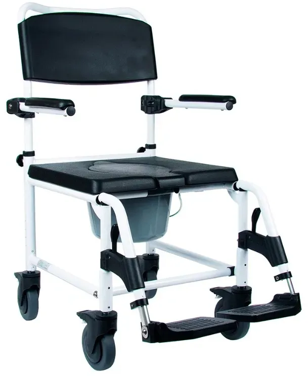 Komfortabler Aluminium-Duschrollstuhl h8915