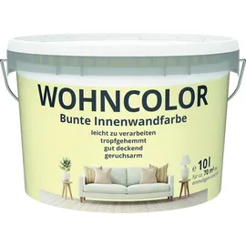 Primaster Wohncolor Wandfarbe grün matt 10 l