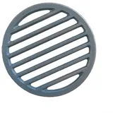 Kaminrost aus Gusseisen, rund, Ersatzteil für sichere Platzierung von Brennholz und effektives Abbrennen (19 cm)