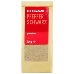 Bio Pfeffer schwarz gemahlen, 50g