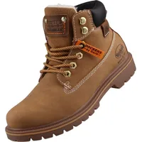 Dockers by Gerli Damen Tex Stiefelette gefüttert Gelb (Golden Tan) - 37