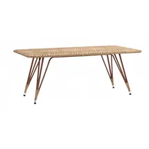 JV Möbel Gartentisch 145 x 85 x 75 cm Braun