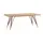 JV Möbel Gartentisch 145 x 85 x 75 cm Braun