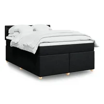 vidaXL Boxspringbett 140 x 200 cm Schwarz
