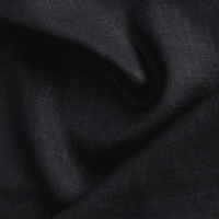 TOLKO 50cm Leinenstoff Meterware natur Leinentuch für Kleider Hose Rock Bluse Hemd Vorhänge Gardinen Kissen Bettwäsche | 140cm breit | Stoffe zum Nähen Meterware Leinen Stoff kaufen (Schwarz)
