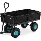 Hillvert Bollerwagen faltbar schwarz