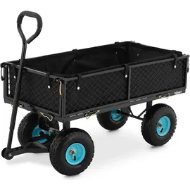 Hillvert Bollerwagen faltbar schwarz