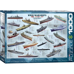 empireposter Puzzle Historische Kriegsschiffe des 2. Weltkriegs - 1000 Teile Puzzle im Format 68x48 cm, 1000 Puzzleteile