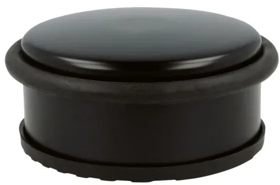 Preisvergleich Produktbild Türstopper Ø 10 cm schwarz, Westcott, 10x4 cm