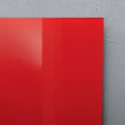 SIGEL Magnettafel Glas rot GL212 120x90cm inkl. 2ST Magnet