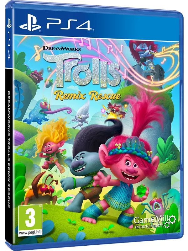 DreamWorks Trolls Remix Rescue - Sony PlayStation 4 - Action - PEGI 3