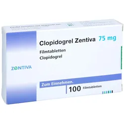 Clopidogrel Zentiva 75 mg Filmtabletten 100 St