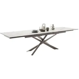 MCA Furniture Tesero 200 x 76 x 95 cm creme marmoriert