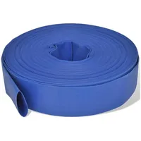 vidaXL Flachschlauch 50 m blau