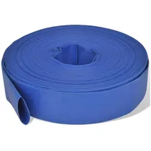 vidaXL Flachschlauch 50 m blau