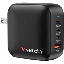 Verbatim Mini GaN Charger 100W 3xUSB-C PD, 1xUSB-A QC 3.0 32231
