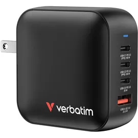 Verbatim Mini GaN Charger 100W 3xUSB-C PD, 1xUSB-A QC 3.0 32231