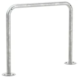 Fahrrad Anlehnbügel 9111 | 1000mm | Fahrradständer für 2 Fahrräder  zum Aufdübeln | Anlehnbügel Anlehnparker Einzelständer