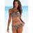 LASCANA Bandeau-Bikini Damen Braun/Mehrfarbig 38 Cup C