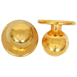 Exner Kugelknöpfe Farbe gold (12 Stück)
