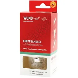 WUNDmed® Kreppbandage  Kreppbandage 04-008 10,0 cm x 4,0 m, 3 St.