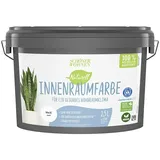 SCHÖNER WOHNEN-Farbe Naturell Wandfarbe Innenraumfarbe  (Weiß, 2,5 l, Konservierungsmittelfrei)