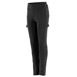 Iria Damen Motorrad-Leggings Jogger-Hose schwarz XS