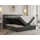 MKS Meble Boxspringbett 180x200 mit Led, Polsterbett 180x200 mit LED Kopfteil - Multipocket-Matratze H3 - Doppelbett mit Bettkasten Stauraumbett, GOLD-6 - 18... - Dunkelgrau