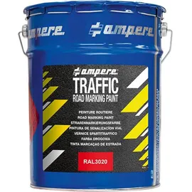 Denios AMPERE TRAFFIC PAINT Straßenmarkierungsfarbe Traffic Paint 5kg rot Road Marking Paint